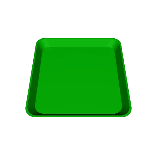 Square plant pot with water tray — Image 4 of 4