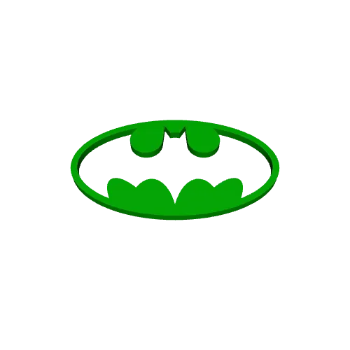 Batman Logo Fridge Magnet - Multipart, no CFS needed — Image 7 of 7