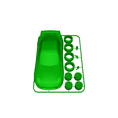 Mazda RX-7 (FD3S) Kit Card (1:24 scale) — Image 8 of 9