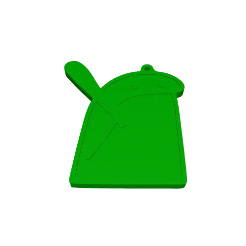 Flork Meme(NO CFS) Keychain — Image 3 of 3