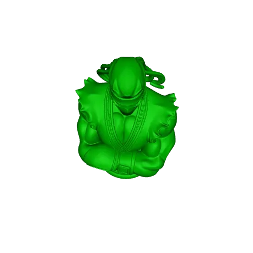 Ryu Chess Piece Gaming Bust 3D Printable — Фото 4 из 4