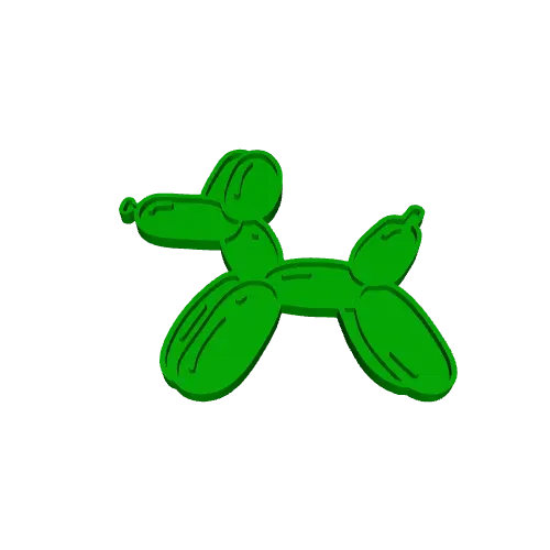 Balloon Dog - Cookie Cutters with stamp and embosser — Image 2 of 4