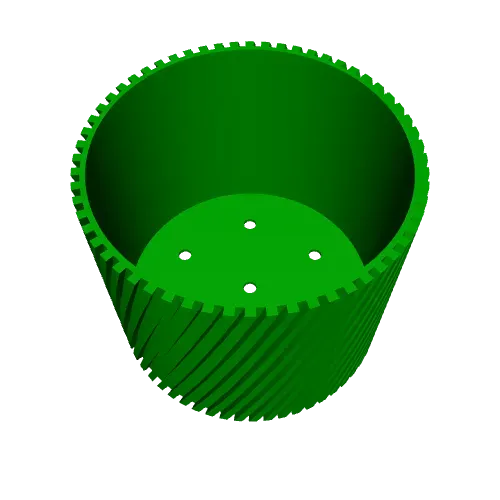 Spiral flower pot — Фото 7 из 7