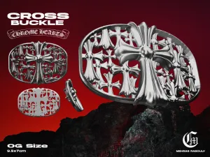 Chrome Hearts Cemetery Multiple Cross Buckle (2 Version)