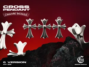 Chrome Hearts Cross Pendant (6 Version)