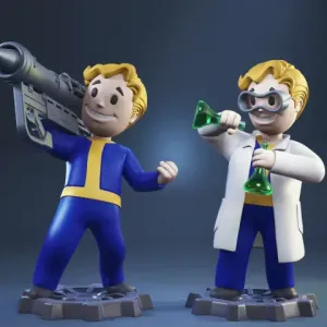 Vault Boy Big Guns and Chemist 3D Printer Files | Assembly