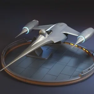 Naboo N-1 Starfighter 3D Printing Model | Assembly