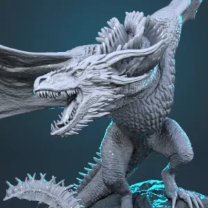 Viserion Ice Dragon 3D Printer Files | Assembly