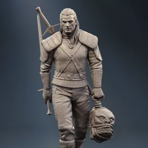 Geralt of Rivia 3D Printer Files | Assembly