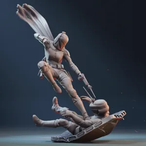 Bo-Katan in Diorama 3D Printer Files | Assembly