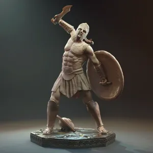 Odyssey Spartan Warrior 3D Printer Files | Assembly