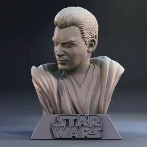 Obi-Wan Kenobi Bust 3D Printer Files | Assembly