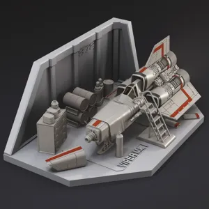 Viper TOS 3D Printing Model in Diorama | Assembly