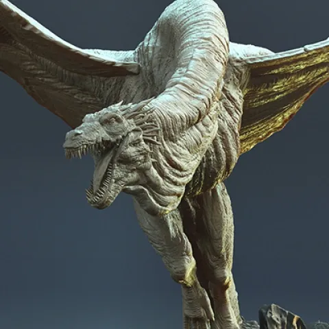 Vhagar Dragon 3D Printer Files | Assembly