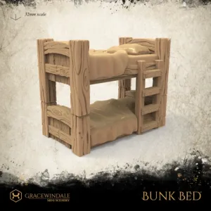 Bunk Bed STL Model