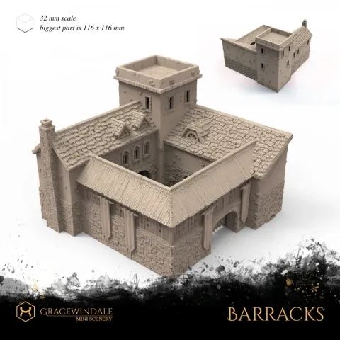 Barracks 3D Files