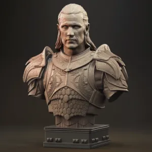 Daemon Targaryen Bust 3D Printer Files | Assembly