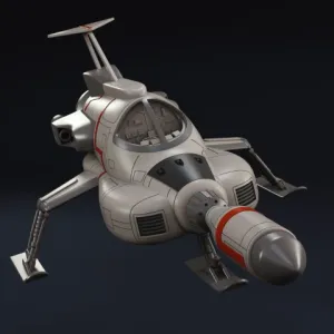 SHADO Interceptor 3D Printing Model | Assembly