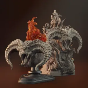 Balrog Bust 3D Printer Files | Assembly
