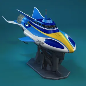 Stingray Submarine 3D Printer Files | Assembly