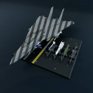 F-14 Tomcat Missiles Pack 3D Printer Files | Assembly