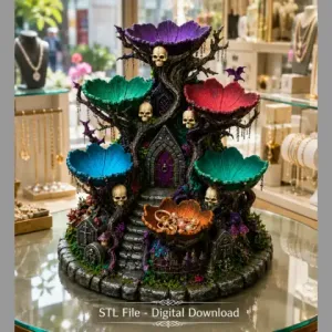Haunted Hollow Gothic Organizer STL File for 3D Print