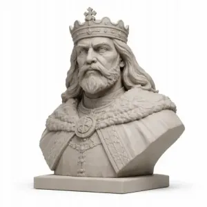 Boleslaw the Brave Bust - Historical Warrior STL