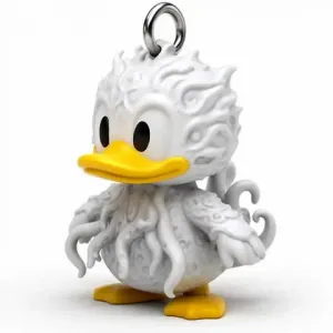 Donald Duck Cthulhu Ring Figure - Mashup Figure STL