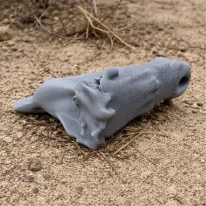 Baru (fossil crocodilian) Skull - Skull Replica STL