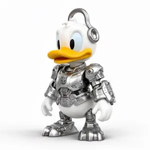 Donald Duck Megatron Ring Figure - Mashup Figure STL