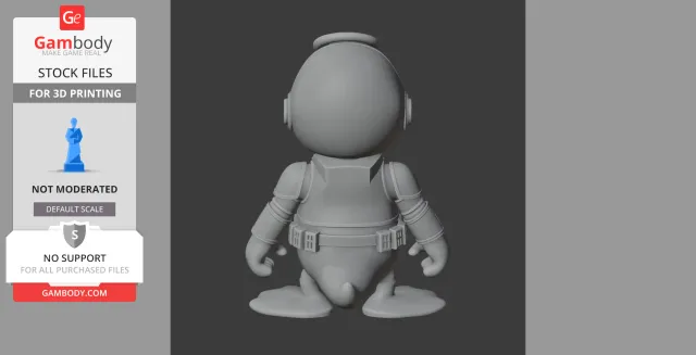 Donald Duck Stormtrooper Ring Figure - Mashup Figure STL — Фото 7 из 9