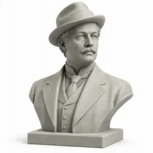 Giacomo Puccini Bust - Historical Warrior STL