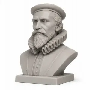 Johannes Kepler Bust - Historical Warrior STL