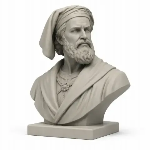 Marco Polo Bust - Historical Warrior STL