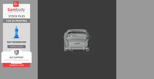 Aston Martin DB5 - Scale Vehicle STL — Image 8 of 9