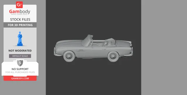 Aston Martin DB5 - Scale Vehicle STL — Image 6 of 9
