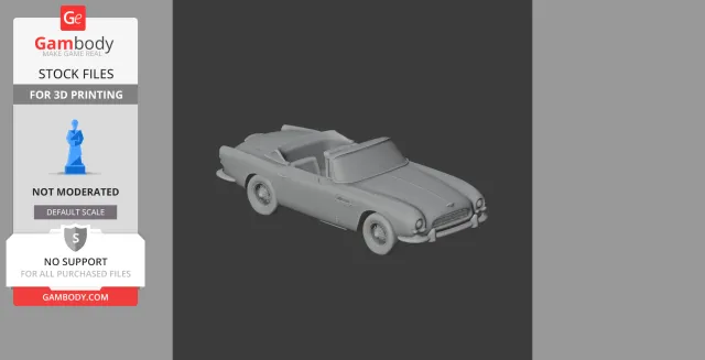 Aston Martin DB5 - Scale Vehicle STL — Image 5 of 9