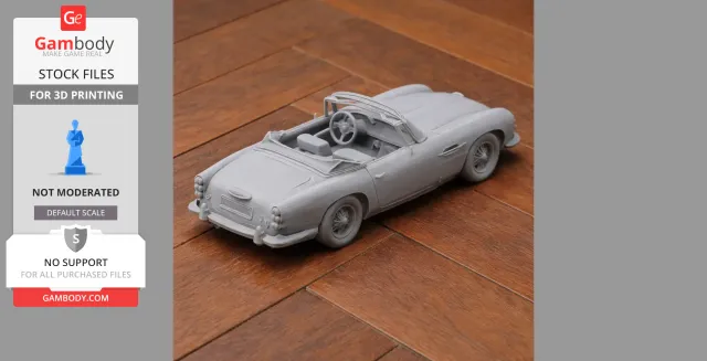 Aston Martin DB5 - Scale Vehicle STL — Image 2 of 9