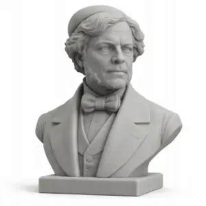 Michael Faraday Bust - Historical Warrior STL