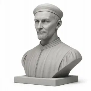 Niccolo Machiavelli Bust - Historical Warrior STL