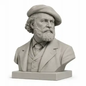 Paul Cezanne Bust - Historical Warrior STL
