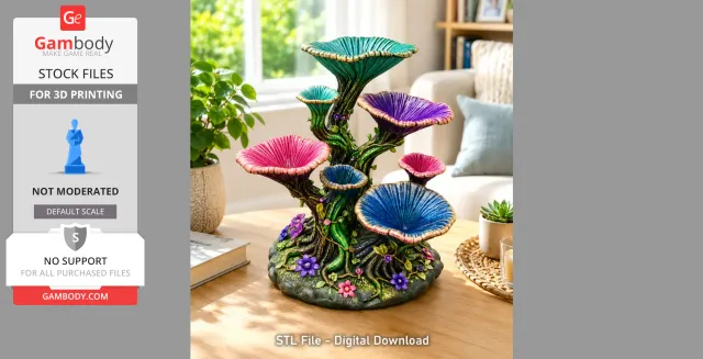 Enchanted Floral Tree Organizer STL File for 3D Print — Фото 6 из 6