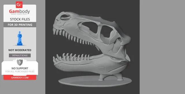 Airakoraptor Skull - Skull Replica STL — Фото 4 из 8