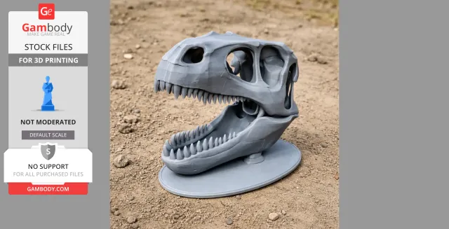 Airakoraptor Skull - Skull Replica STL — Фото 2 из 8