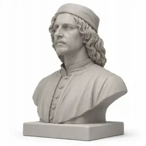 Sandro Botticelli Bust - Historical Warrior STL