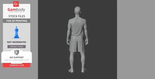 Robin van Persie Figurine - STL 3D Print — Фото 5 из 9