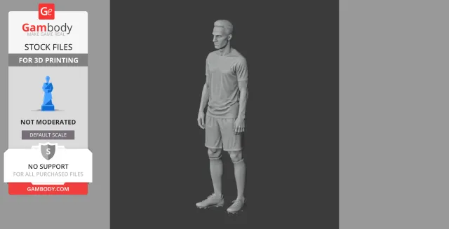 Robin van Persie Figurine - STL 3D Print — Фото 4 из 9