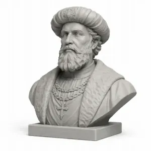 Vasco da Gama Bust - Historical Warrior STL