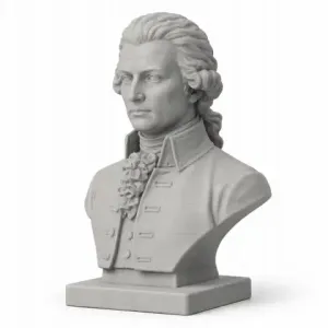 Wolfgang Amadeus Mozart Bust - Historical Warrior STL