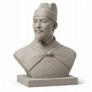 Zheng He Bust - Historical Warrior STL